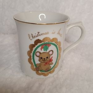 Christmas Holiday Mug "Christmas is Love" Vintage